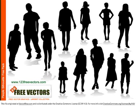 people vectors|People Silhouette Vector Images .